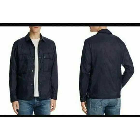 Sempach Other - SEMPACH Mens Navy Blue Maske Parachute Ripstop Overshirt Jacket Medium B0851